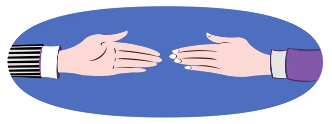 Handschlag - Illustration